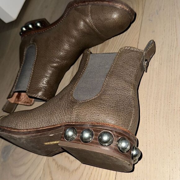 LEATHER ANKLE BOOTIES BUNDLE LOUISE ET CIE, FRANCO SARTO - Picture 9 of 13